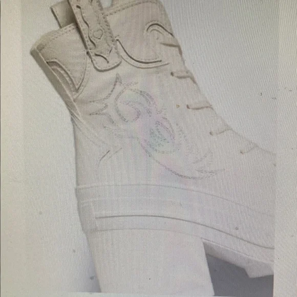 Converse Chuck Taylor 70DeLuxe Hi Western Platform White High-TopSneakers NIB9.5 - Picture 9 of 17